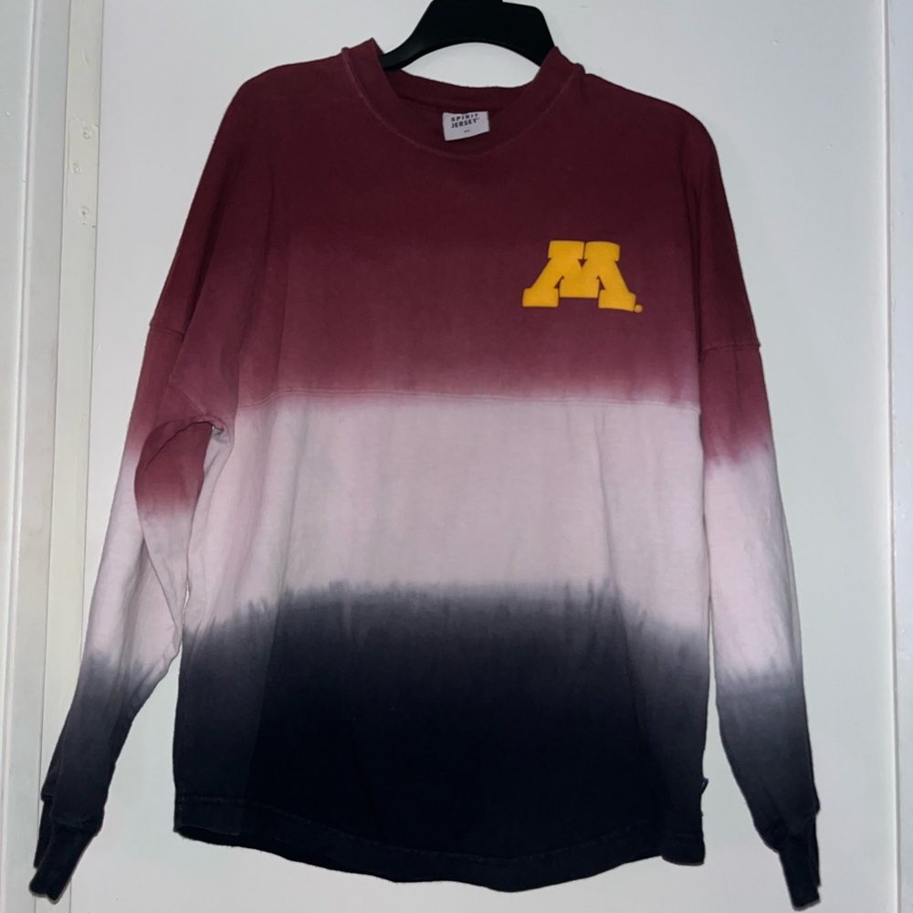 Minnesota Golden Gophers Ombre Long Sleeve Jersey